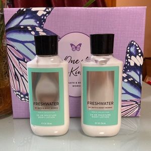 2 Bath & Body Works Freshwater Body Lotion For Men ~ 8 oz Each ~ Brand New!